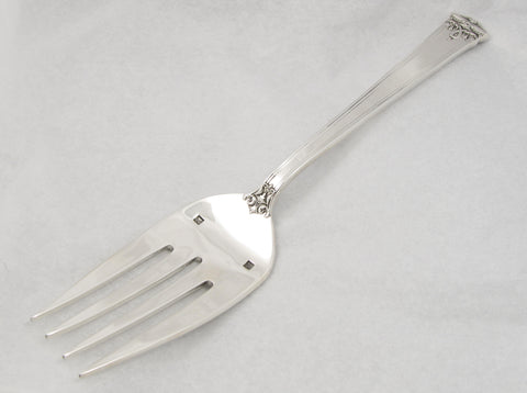 "Trianon" Sterling Silver Cold Meat Fork by Tuttle