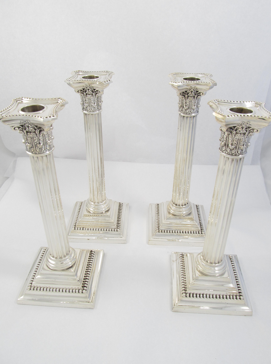Gorham sterling silver candlesticks clearance