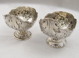 800 Silver Open Salt Cellars