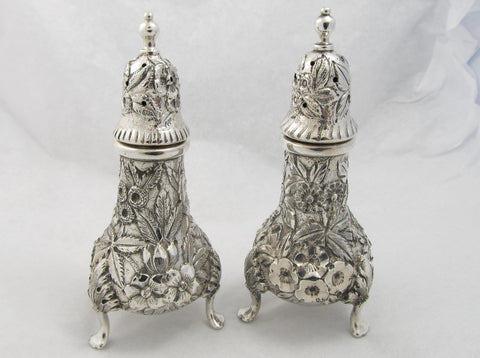 Sterling Silver Salt and Pepper Shakers by S. Kirk & Son
