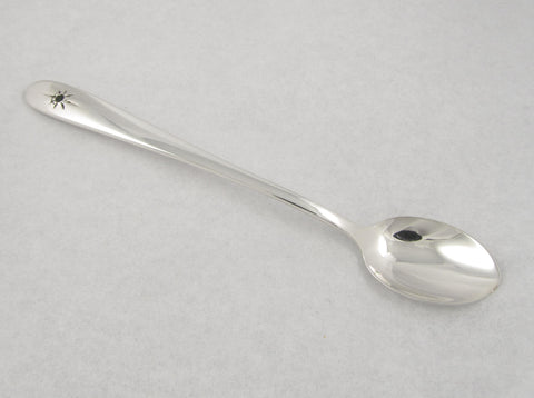 "Birthstone for May" Sterling Silver Feeding Spoon by Lunt