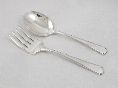 "Virginia" Sterling Silver Feeding Set by Weidlich