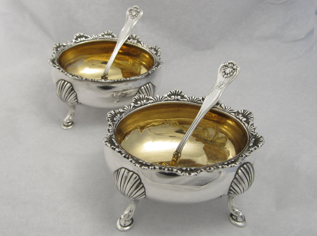 Sterling Silver Salt Cellars by Gorham – - Main Image