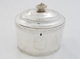 Sterling Silver Tea Caddy by Joseph Dodds