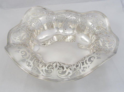 Pierced Sterling Silver Bowl by Wallace