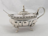 800 Silver Mustard Pot